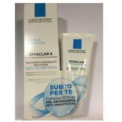 La Roche Posay Effaclar Duo +, Effaclar Mat +, Effaclar K in OMAGGIO il gel mousse purificante 50ml