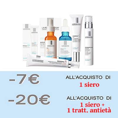 La Roche Posay sconti sieri antietà