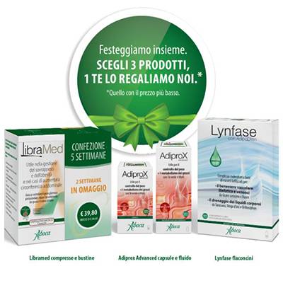 Aboca scegli 3 prodotti, 1 te lo regaliamo noi!