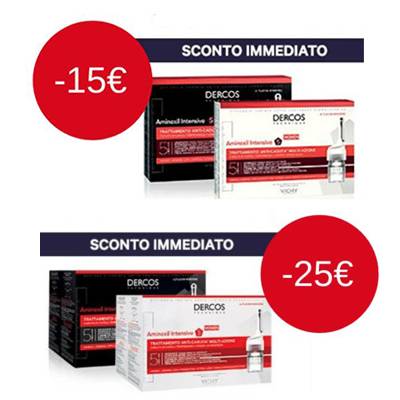 Vichy Dercos Aminexil Intensive 5 SCONTI in farmacia